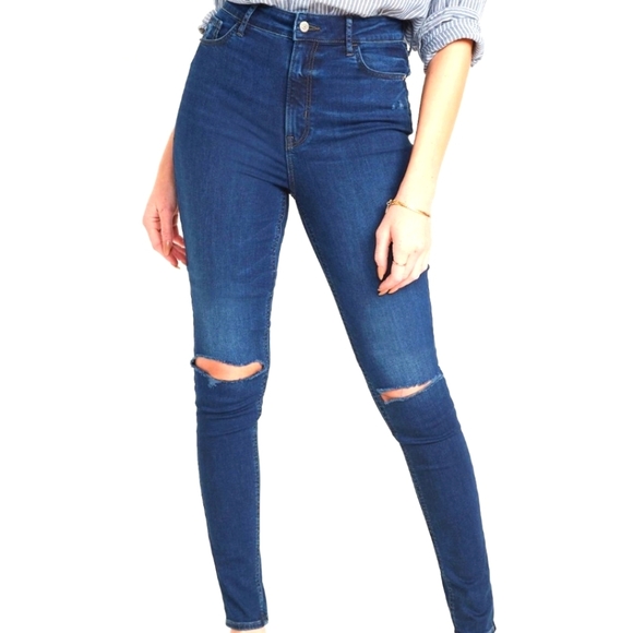 Old Navy Roctstar Extra high rise 360 Stretch secrets slim pockets sz 12… - Picture 1 of 12